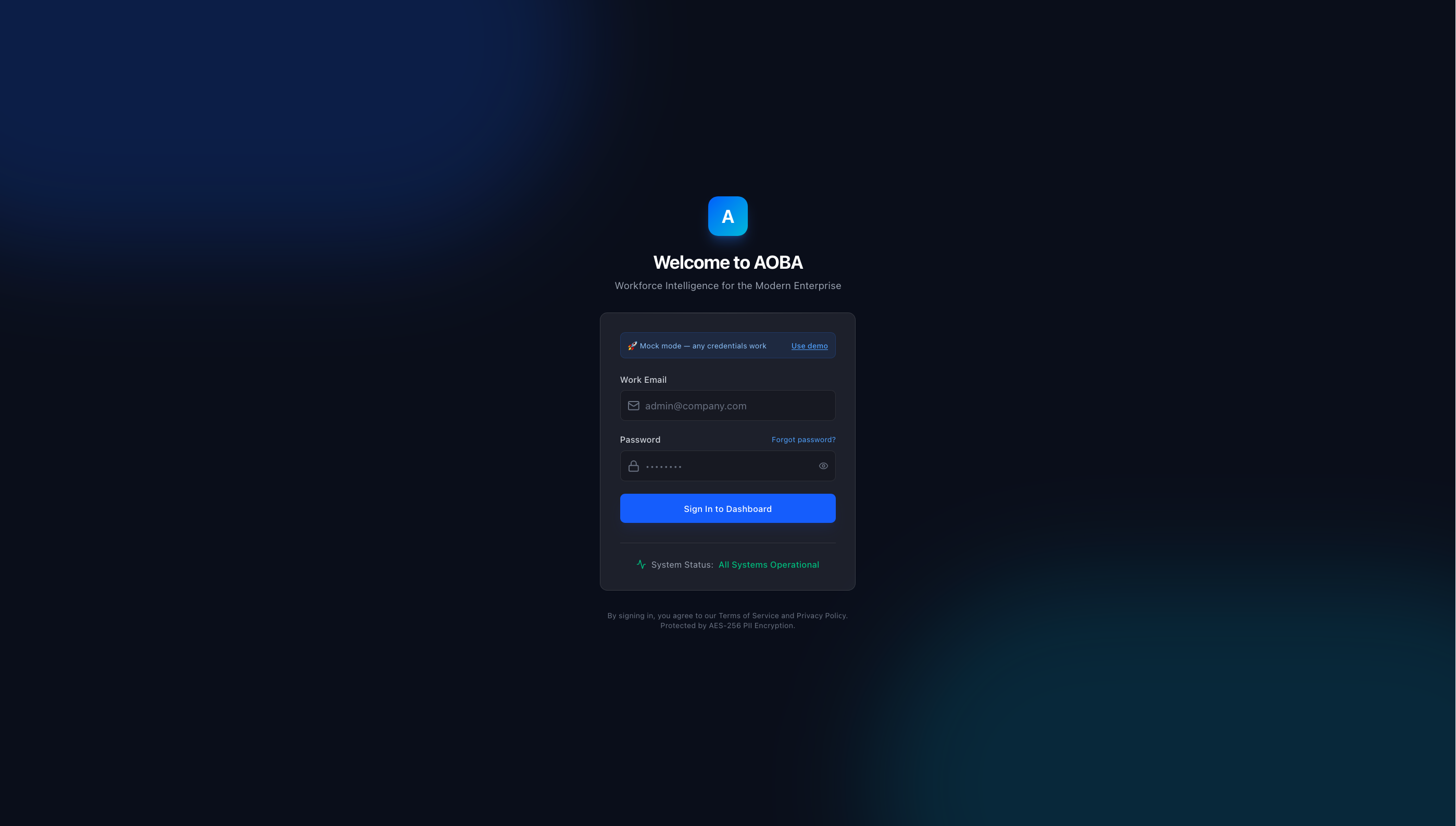 AOBA Workforce Intelligence Platform